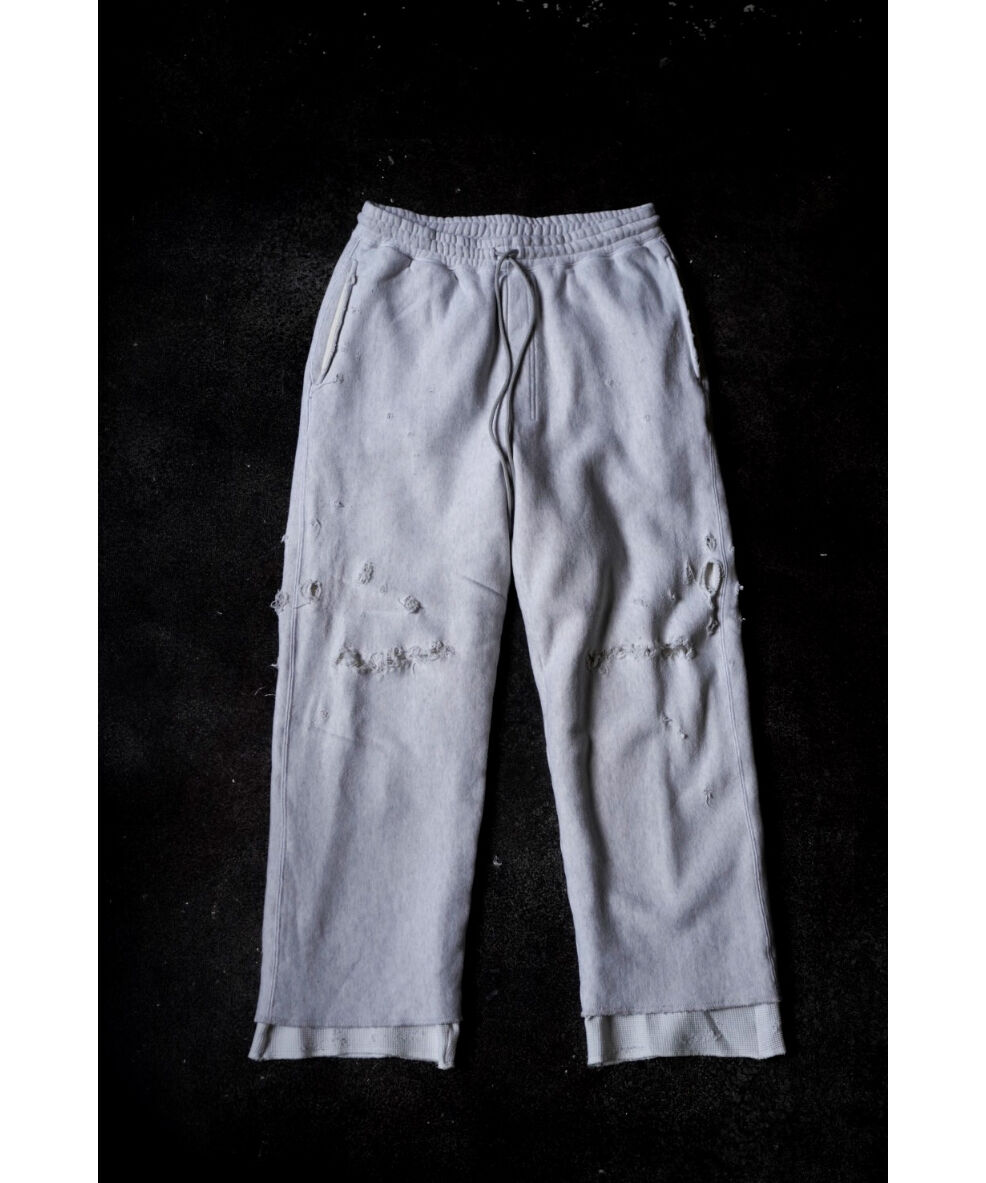 ANCELLM CRASH SWEAT LAYERED PANTS | MusterWerk ANCELLM CRASH SWEAT LAYERED PANTS | MusterWerk