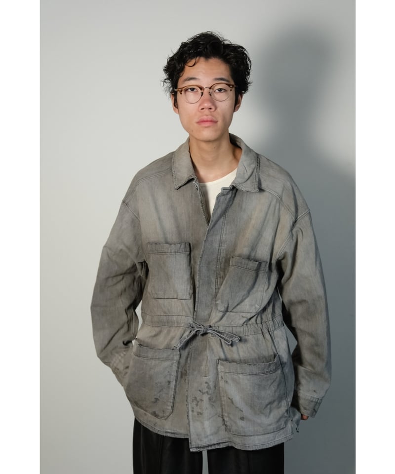 ANCELLM AGING DENIM SHIRT JACKET | MusterWerk Sud. ANCELLM AGING DENIM SHIRT JACKET | MusterWerk Sud.