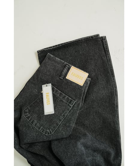FAUVES Ex. 710 EXTRAS (Wide leg) "FADE BLACK"