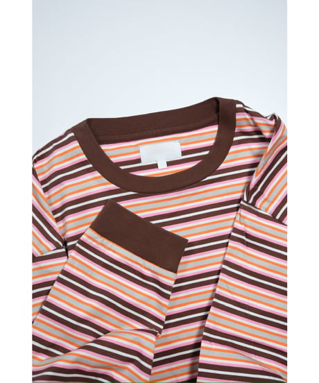KANEMASA PHIL. 36G Multi Border L/S Tee