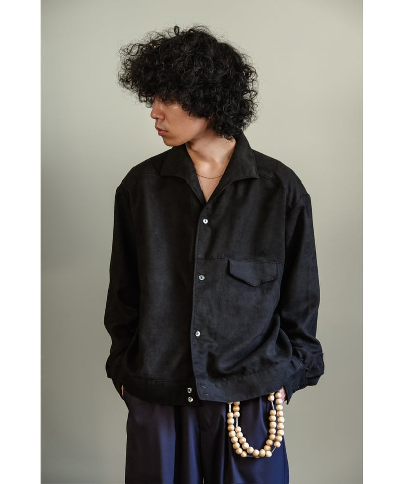 ANCELLM VEGAN SUEDE SHIRT JACKET | MusterWerk Sud. ANCELLM VEGAN SUEDE SHIRT JACKET | MusterWerk Sud.