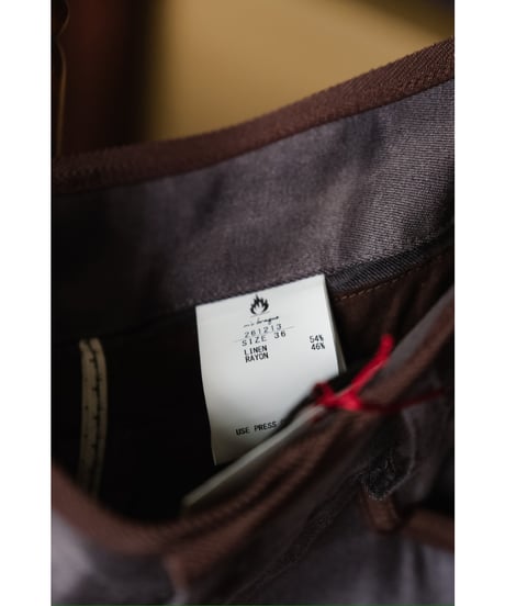 m's braque GATHERED WAIST WIDE PANTS