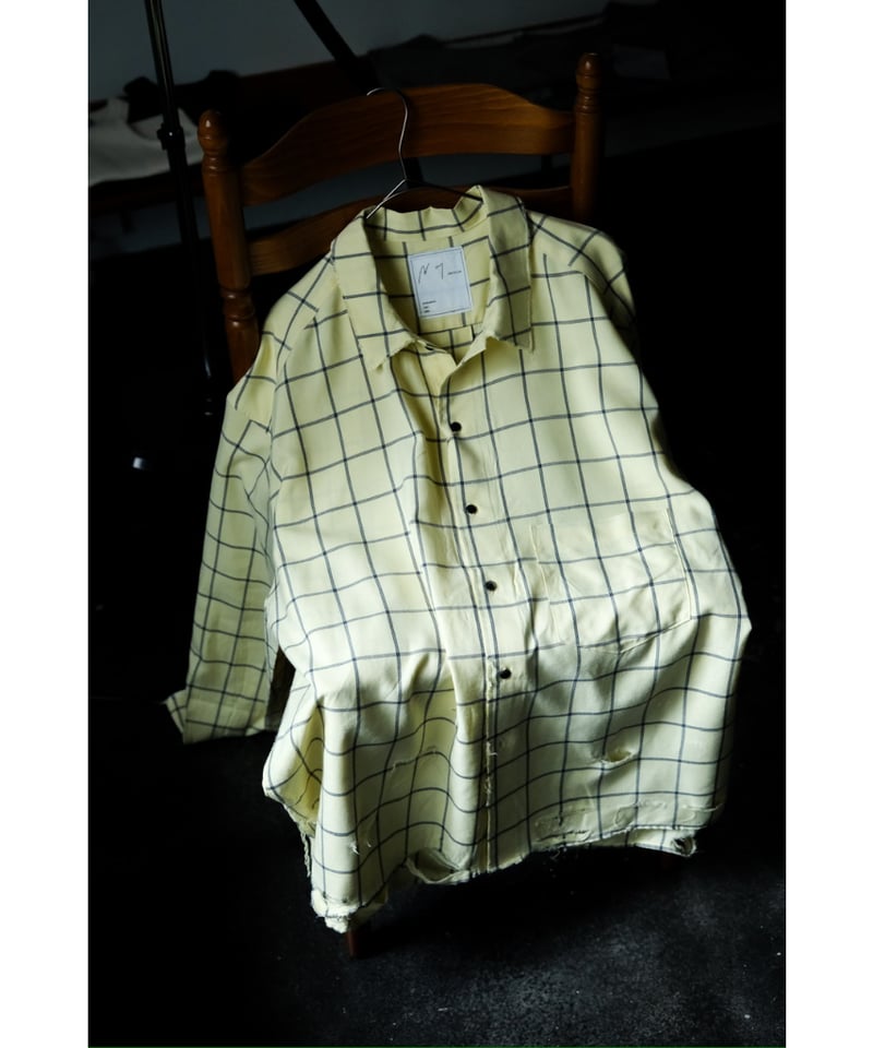 ANCELLM RAYON CHECK CRASH LS SHIRT | MusterWerk