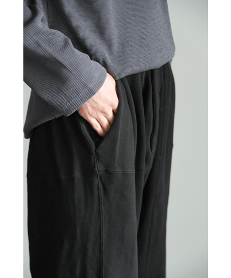 ANCELLM SWITCHING SMOOTH KNIT PANTS