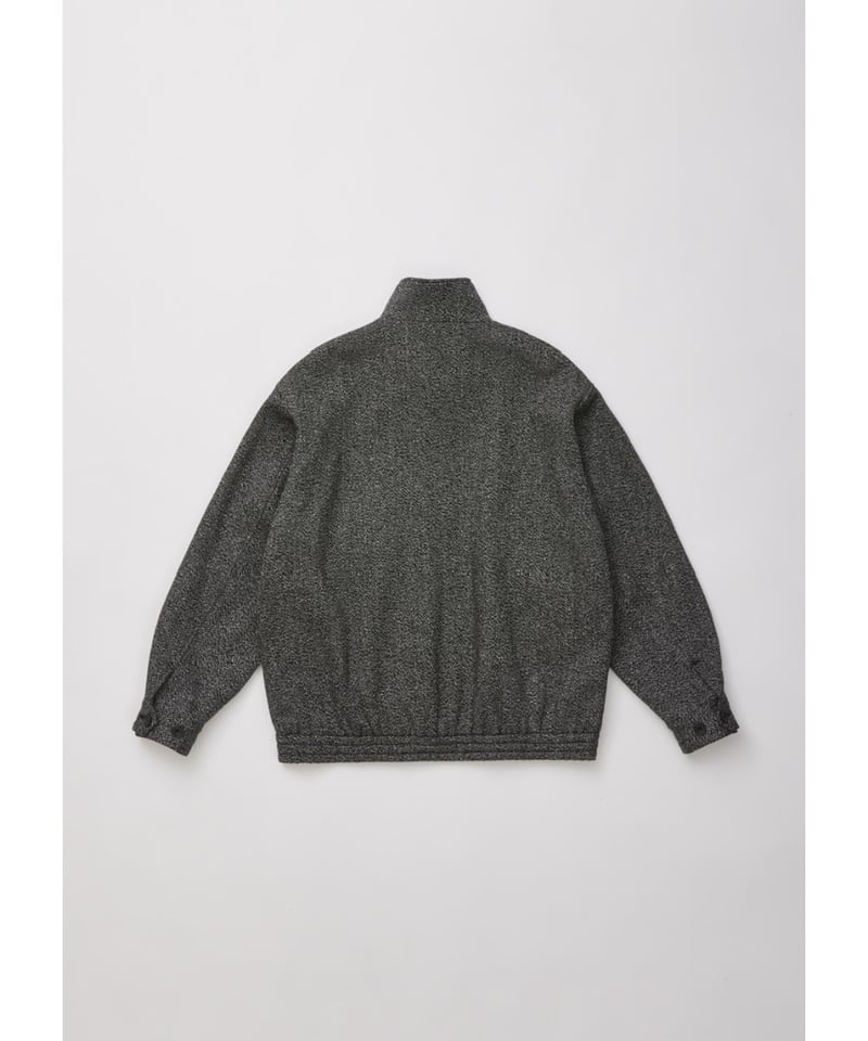 ULTERIOR WOOL SILK KERSEY ZIP UP JKT | MusterWe