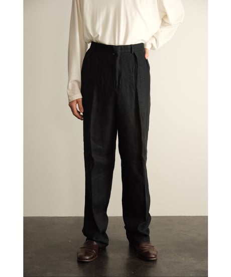 USED Linen Tuck Trousres