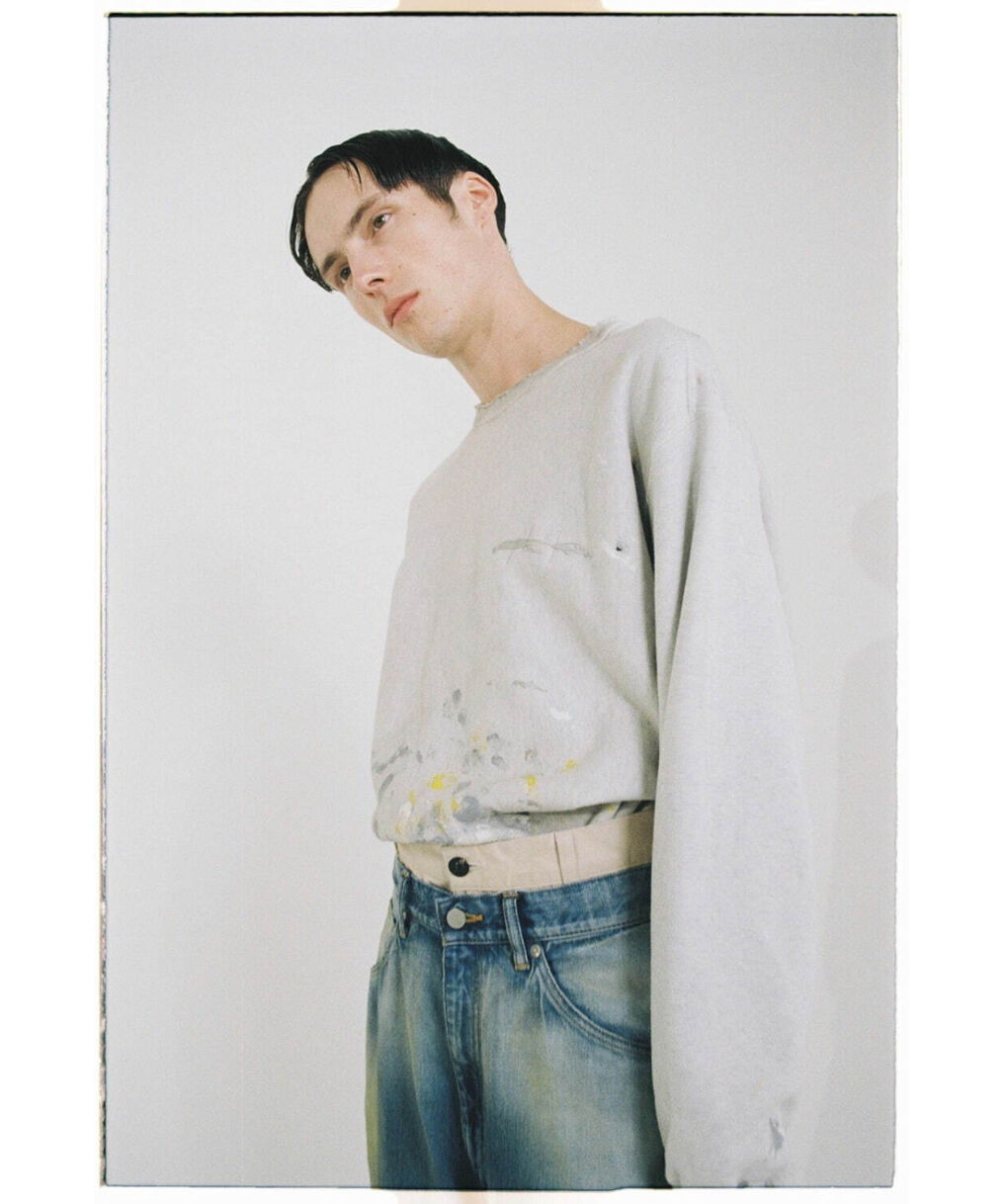 ANCELLM HAND PAINTING SWEAT SHIRT | MusterWerk 