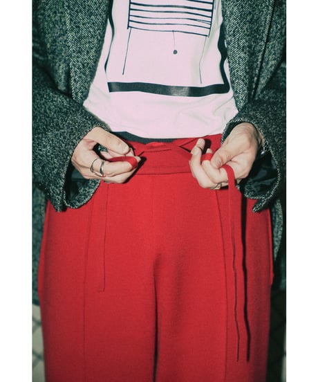 Olde H & Daughter "Exclusive" WOOL KNIT TRACK PANTS