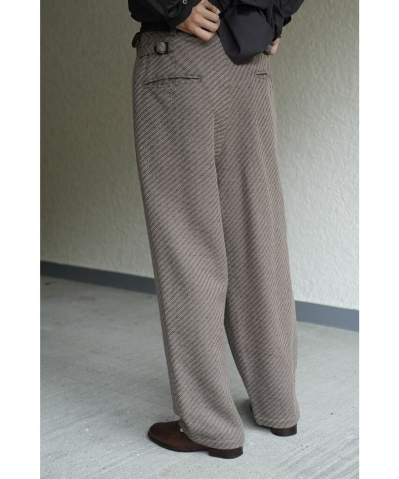 パンツ ENCOMING / CLASSIC WIDE TROUSER - beige ENCOMING CLASSIC WIDE TROUSER | MusterWerk Sud.