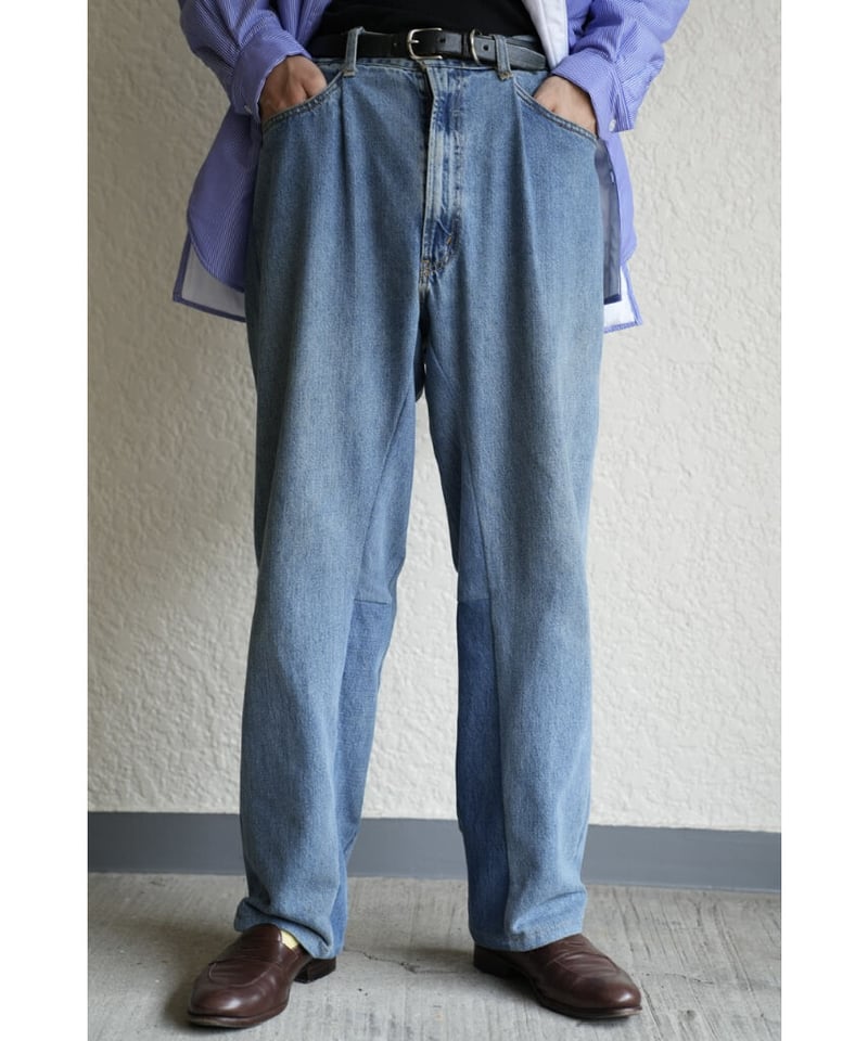 パンツ SEEALL RECONSTRUCTED BELTED BUGGY DENIM SEEALL【RECONSTRUCTED BELTED BUGGY DENIM】 | 入荷や営業だけ