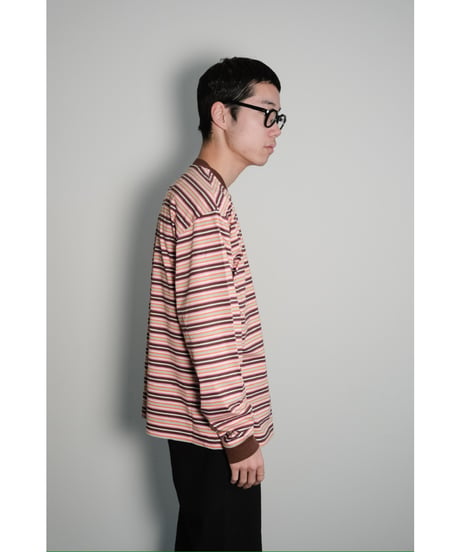 KANEMASA PHIL. 36G Multi Border L/S Tee