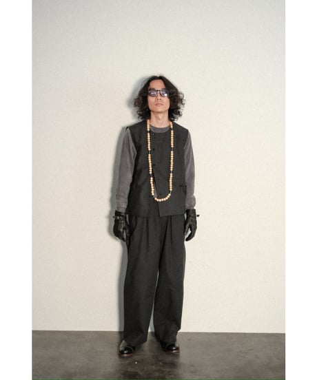 m's braque "Limited" TUCKED BAGGY PANTS