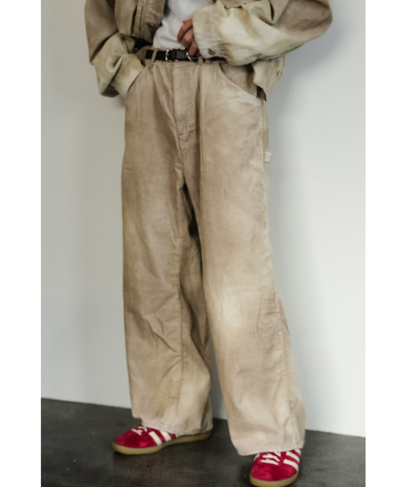 ANCELLM CORDED VELVETEEN PAINTER PANTS | Muster