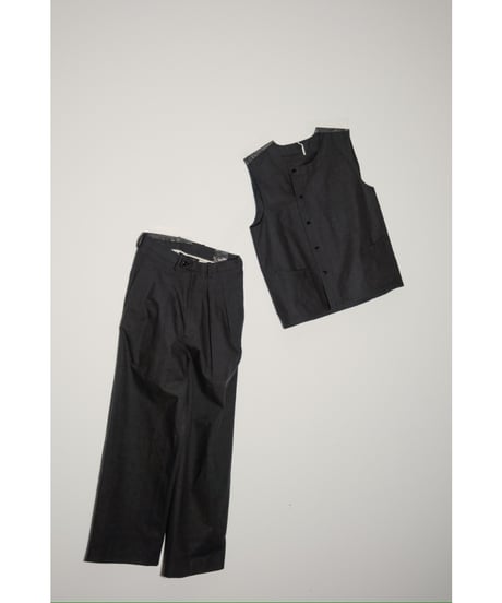 m's braque "Limited" TUCKED BAGGY PANTS