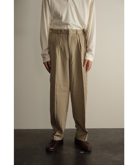 USED Wool Tuck Trousers