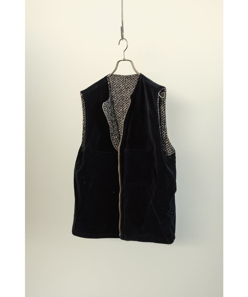 bisown MIX TWEED×VELVETEEN ZIPUP VEST BISOWN MIX TWEED×VELVETEEN ZIPUP VEST | MusterW
