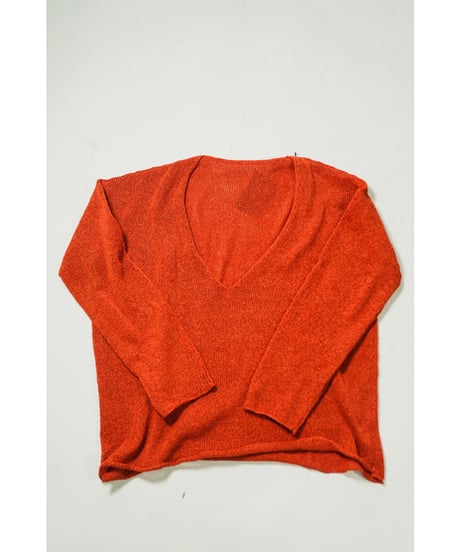 obafer "Exclusive" 和紙 V Neck Pullover