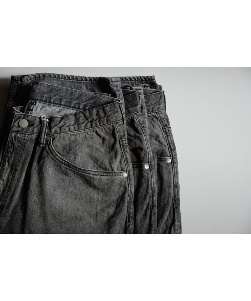 パンツ ancellm AGING STRAIGHT 5P DENIM PANTS ANCELLM - AGING STRAIGHT 5P DENIM PANTS | COELACANTH