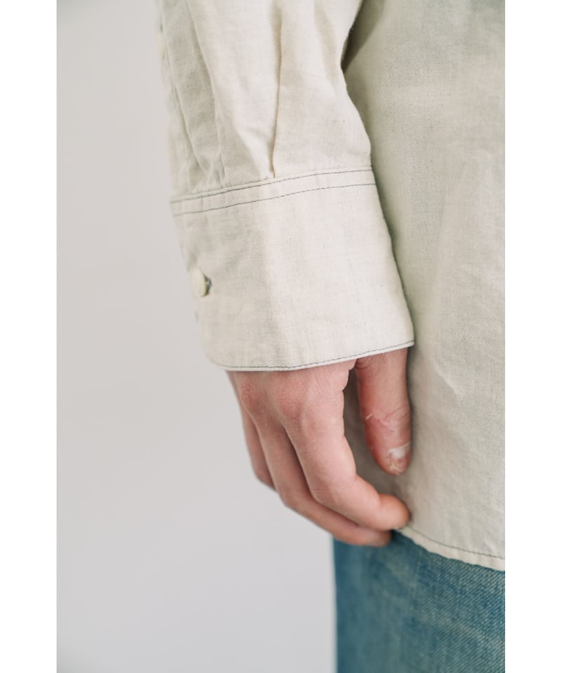 BISOWN 別注COTTON LINEN CAMBRAY SHIRTS BISOWN 