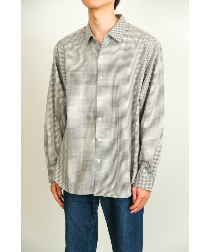 philme airy check shirt フリーサイズ 新品未開封品 KANEMASA PHIL. 36G Atmosphere Check Shirt | Mus