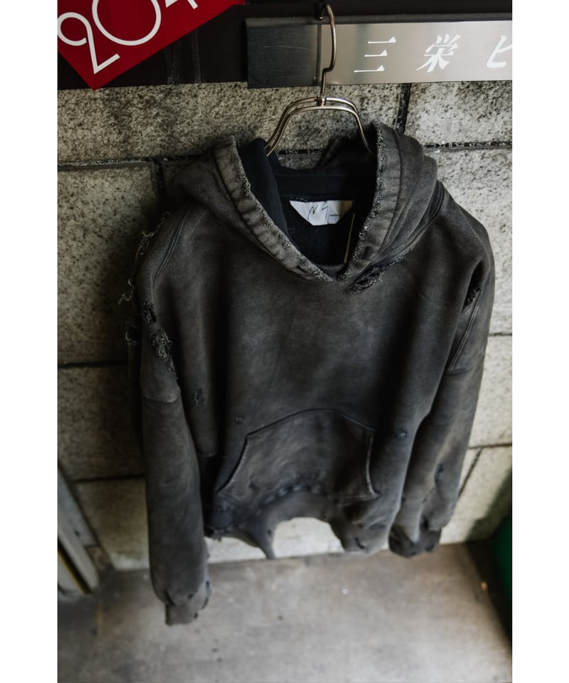 ANCELLM AGING CRASH HOODIE | MusterWerk Sud. ANCELLM AGING CRASH HOODIE | MusterWerk Sud.