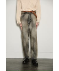 ANCELLM USED STRAIGHT 5P DENIM PANTS
