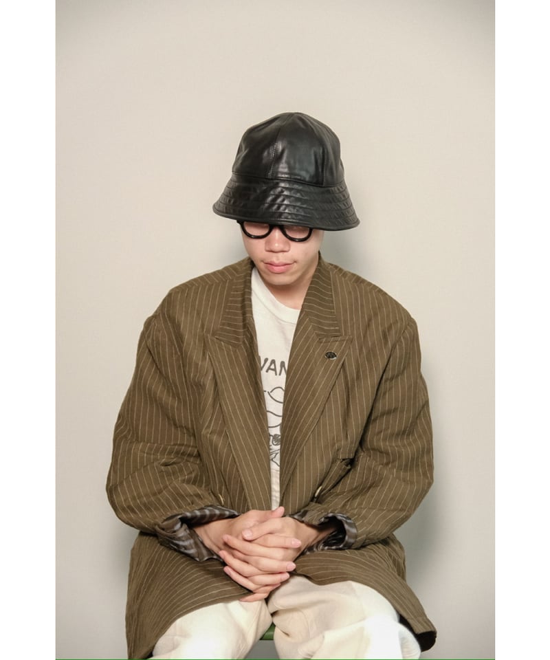 帽子 CCU MARINE HAT SHEEP SKIN BLACK CCU 