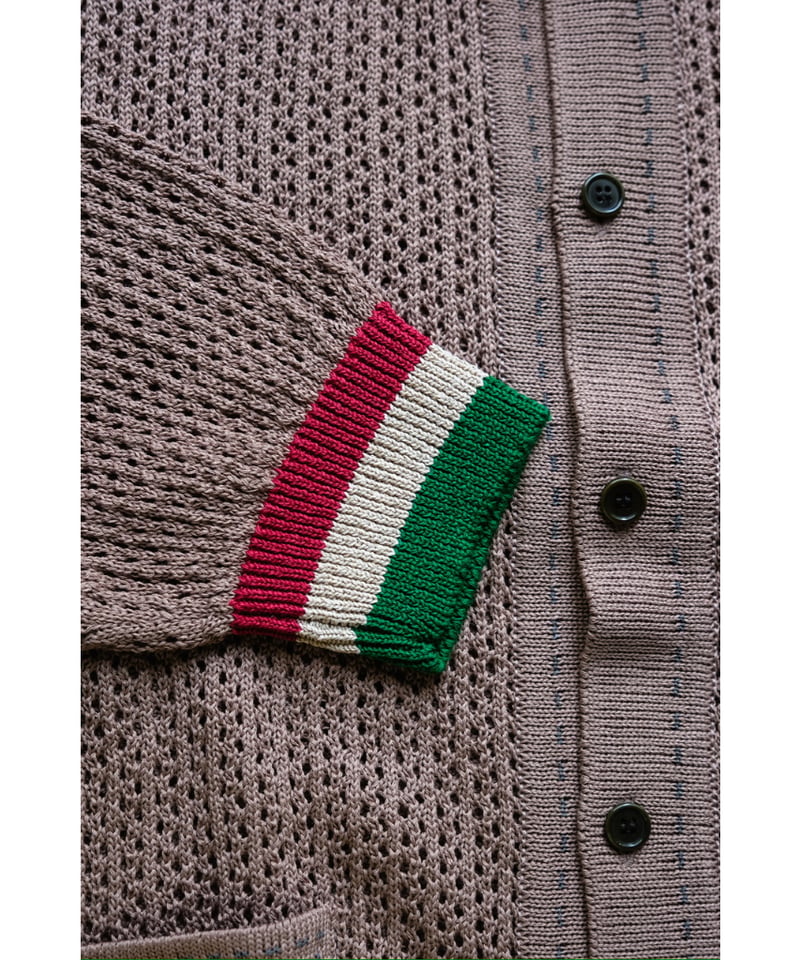 The DUFFER N NEPHEWS MESH YARDIE CARDIE | Muste