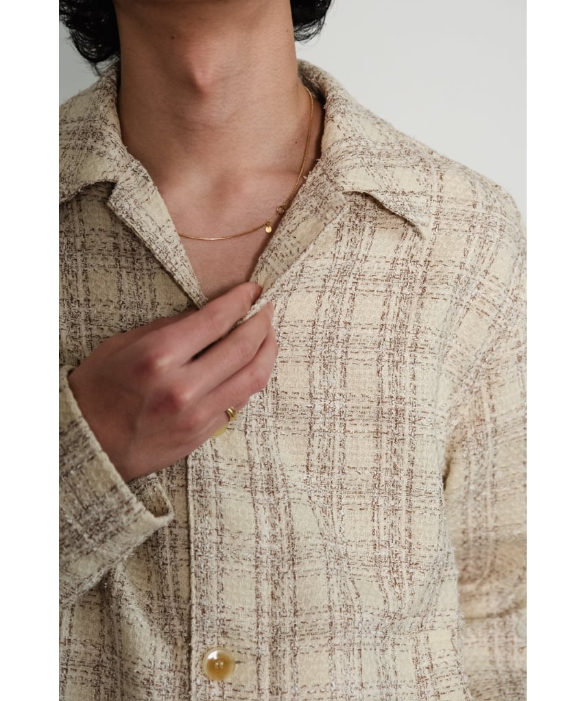ジャケット・アウター ENCOMING WELT POCKET SHIRT JACKET BROWN ENCOMING / Welt Pockets Shirt Jacket | twelve