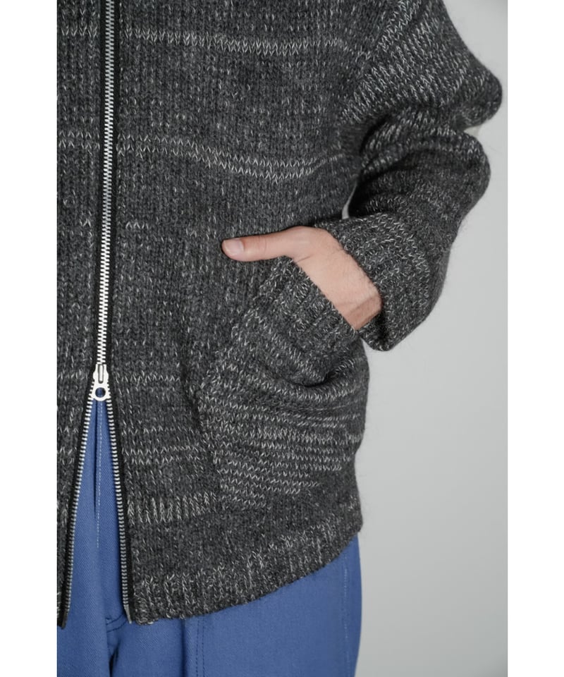 トップス 24AW ENCOMING KNITTED TWO POCKET BLOUSON ENCOMING