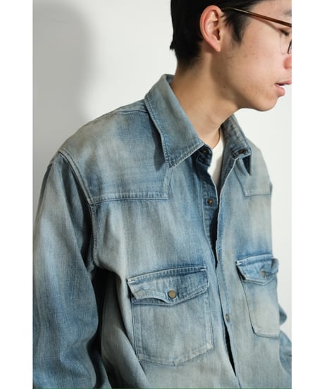 ANCELLM DENIM WESTERN SHIRT