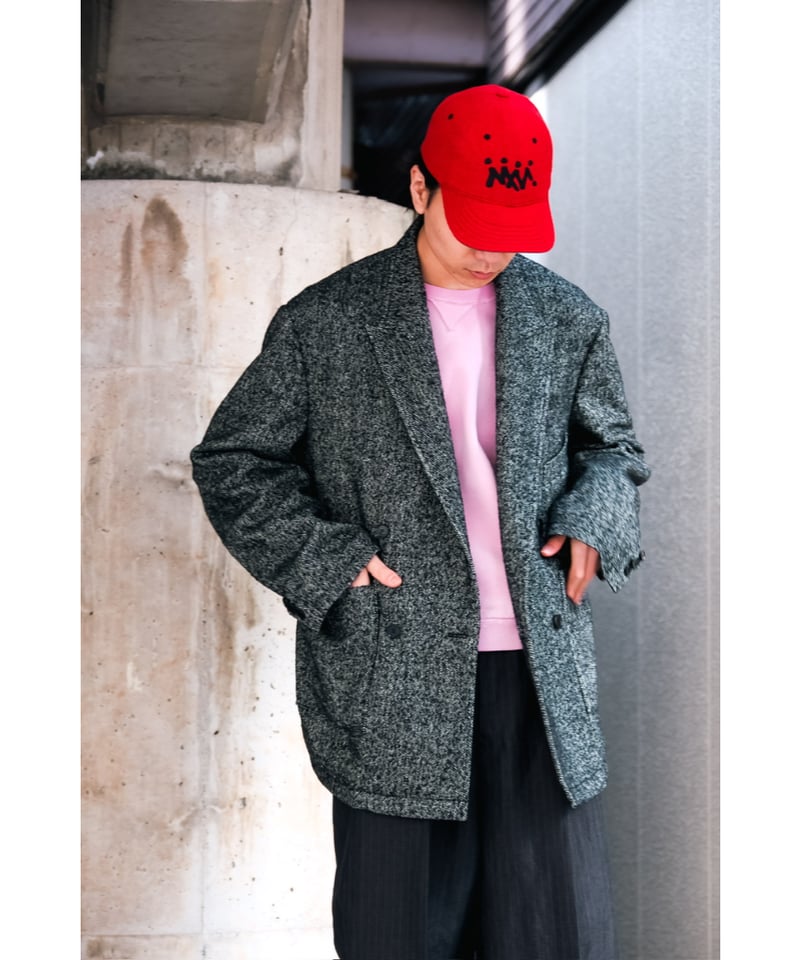 ENCOMING DOUBLE BREASTED JACKET 別注 ENCOMING DOUBLE BRESTED JACKET [BLACK] - Fresh Service