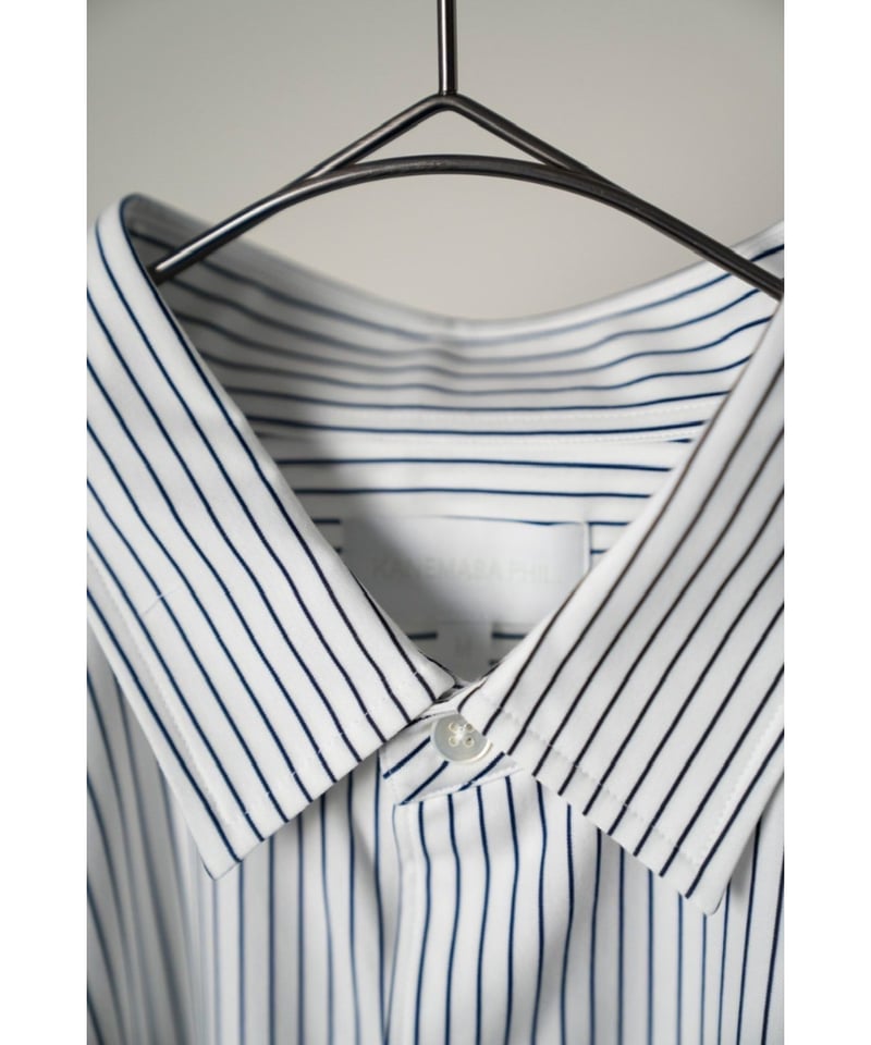 KANEMASA PHIL. 46G Atmosphere Stripe Shirt | Mu