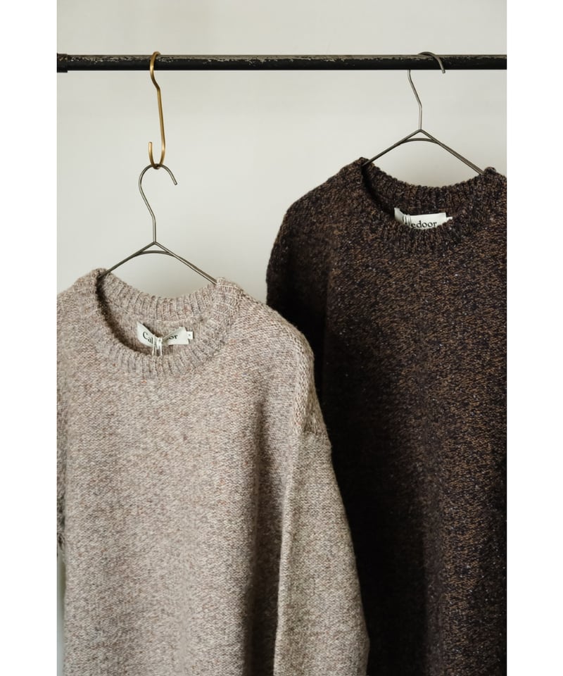 トップス Caledoor British Wool Crew Neck Knit Caledoor British Wool Crew Neck Knit Made by ma