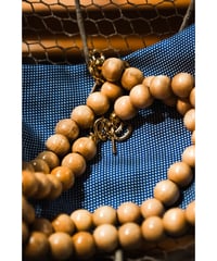 m's braque "Exclusive" VINTAGE WOOD NECKLACE / BRACE 2WAY TYPE