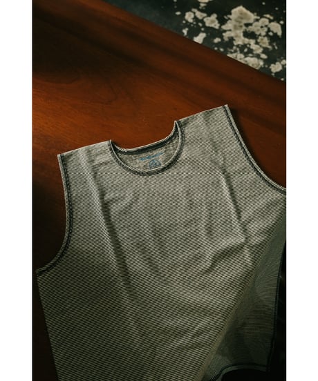 Olde Homesteader YOUTH MOIRE STRIPE JERSEY SLEEVELESS