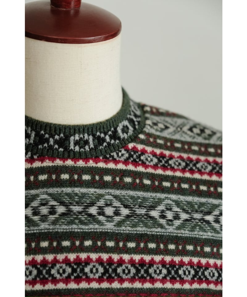 S*A様 50s PATRICK DULUTH knit 幾何学模様 ニットセー COOHEM CRAZY FAIR ISLE KNIT P/O | MusterWerk Sud.