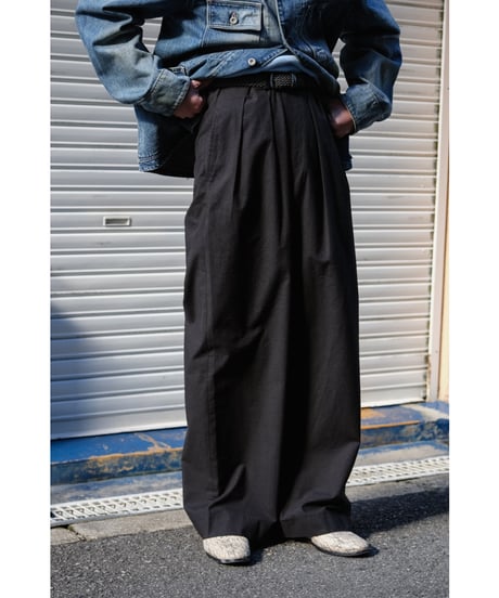 m's braque "Limited" TUCKED BAGGY PANTS