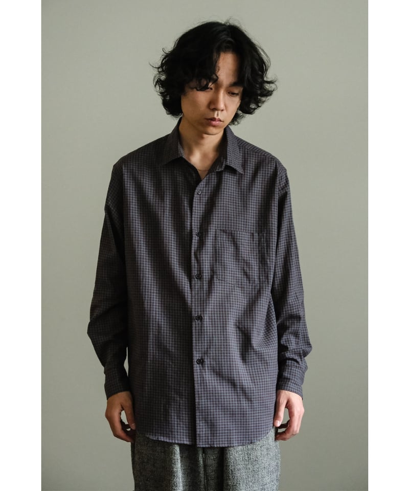 ULTERIOR C/W CHECKED TWILL SHIRT | MusterWerk Sud. ULTERIOR C/W CHECKED TWILL SHIRT | MusterWerk Sud.