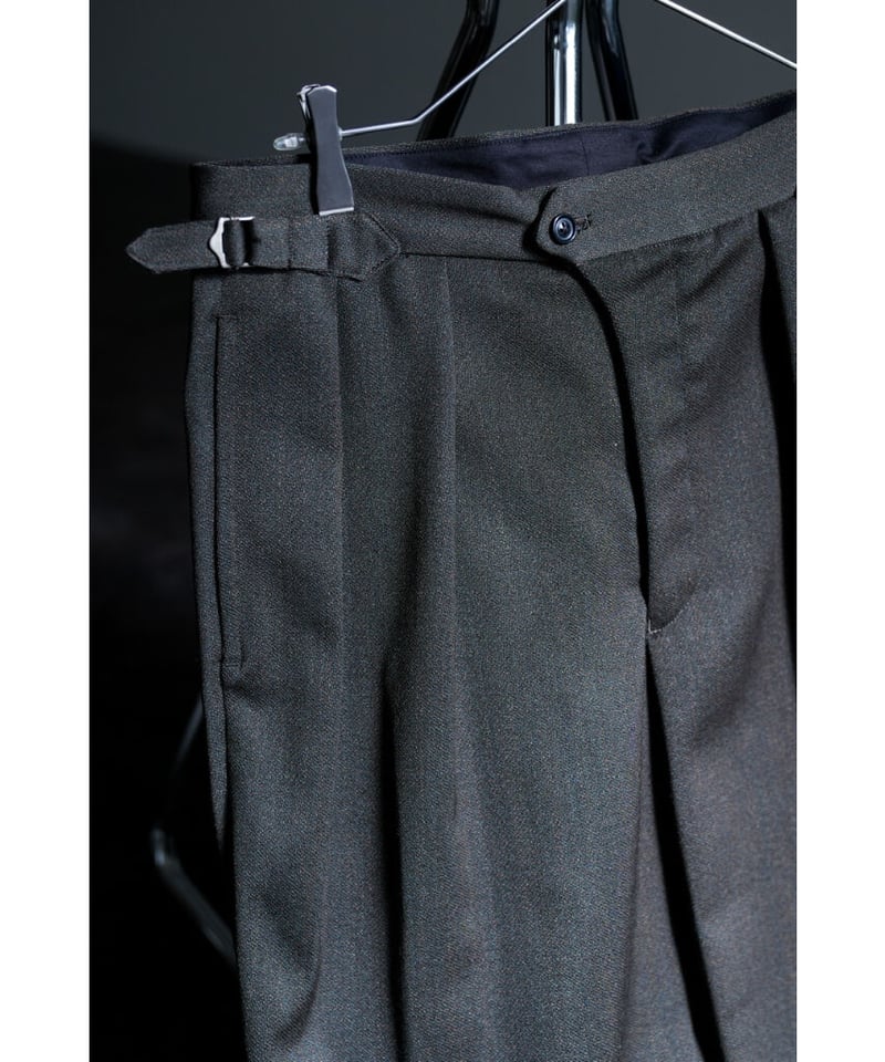 パンツ ULTERIOR WOOL GABARDINE WIDE TROUSER ULTERIOR MELANGE WOOL GABARDINE WIDE TROUSER |