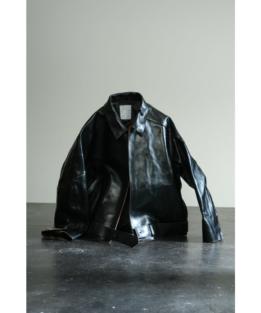 サイズ1 Ancellm H.L ZIP UP JACKET レザージャケット ANCELLM/アンセルム/H.L ZIP UP JACKET | GARDEN（ガーデン