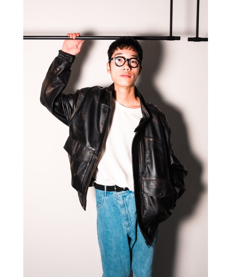 ジャケット・アウター CCU leather MORGAN BOMBER JACKET CCU 
