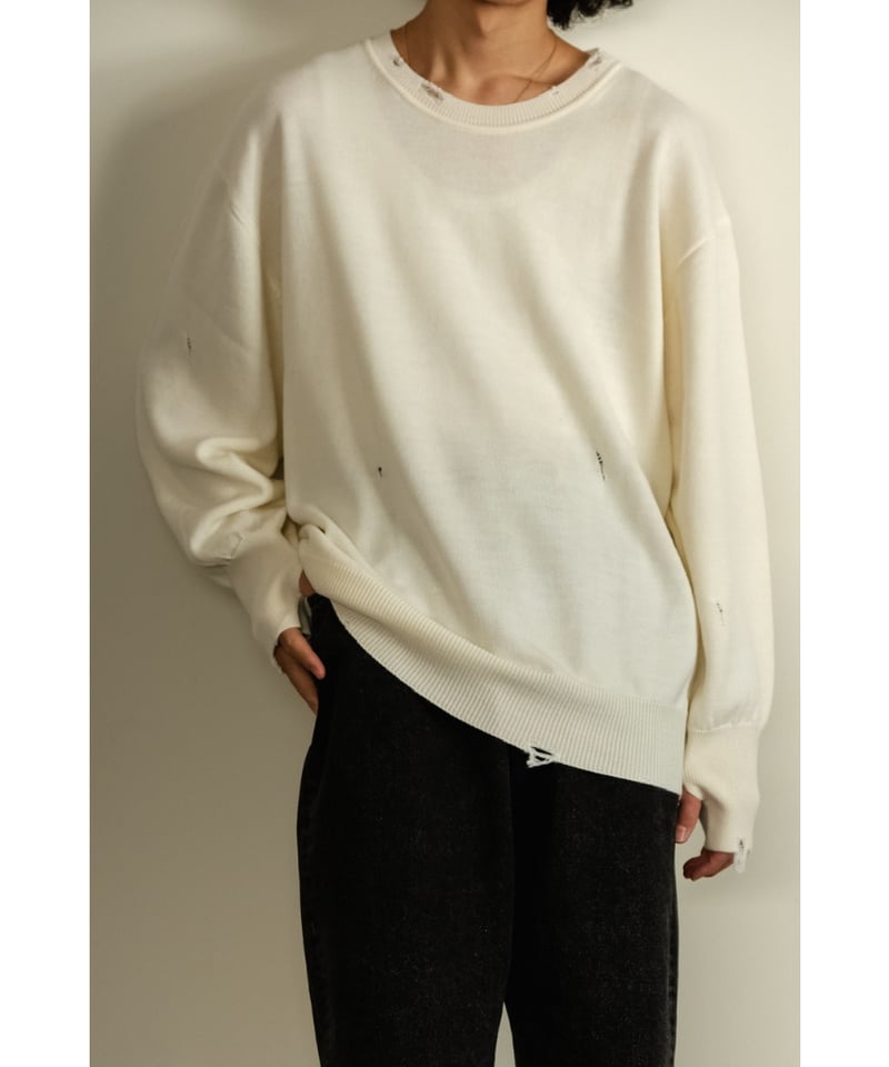 mill CRASH CREW NECK SWEATER | MusterWerk Sud.