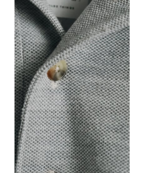 YE OLDE & NEW MAN RANDONNEUR MOCK POLO SHIRT (MIXED PIQUE)