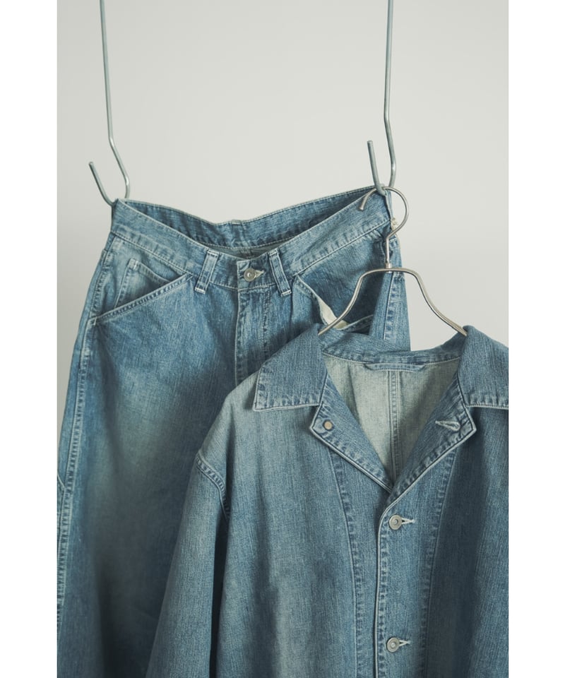 ジャケット・アウター ULTERIOR#25AW#FADED LIGHT DENIM#COVERALL FADED LIGHT DENIM COVERALL[FADED BLUE] | 1LDK (ワンエル