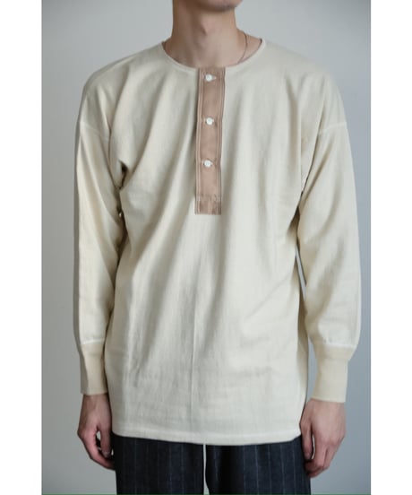 Olde Homesteader RUSTIC JERSEY HENLY NECK LONG SLEEVE