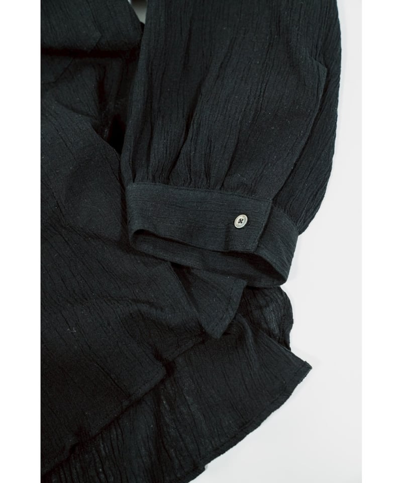 ANCELLM CREPE HALF ZIP SHIRT | MusterWerk Sud.