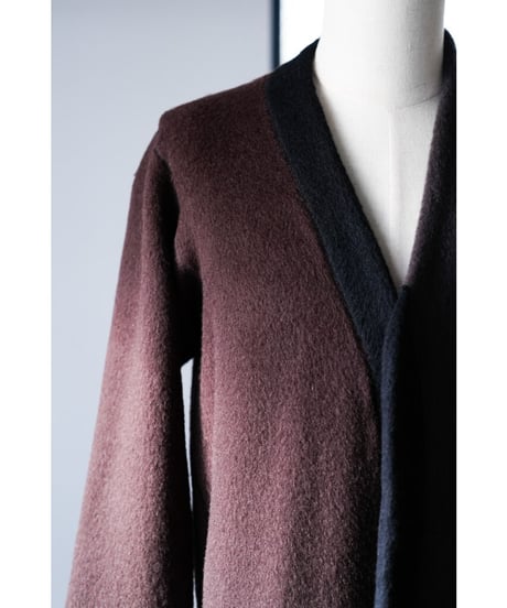 m's braque SOFT SEAM ASSYMETRY NO COLLAR JACKET