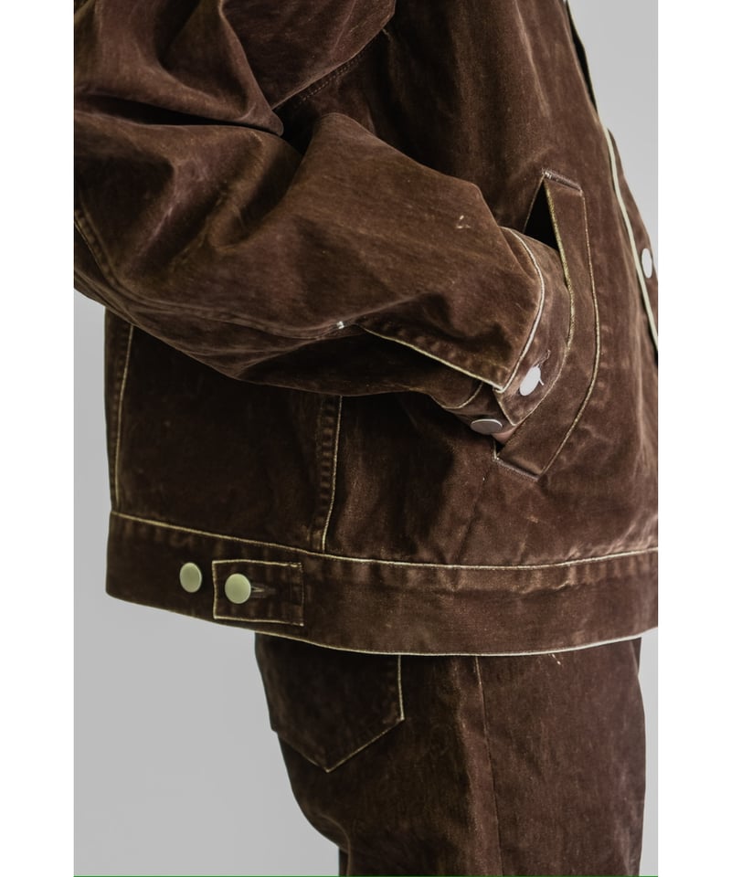 ハルキ　REVERBERATE for LECHOPPE ジャケット REVERBERATE FLOCKY JACKET | MusterWerk Sud.