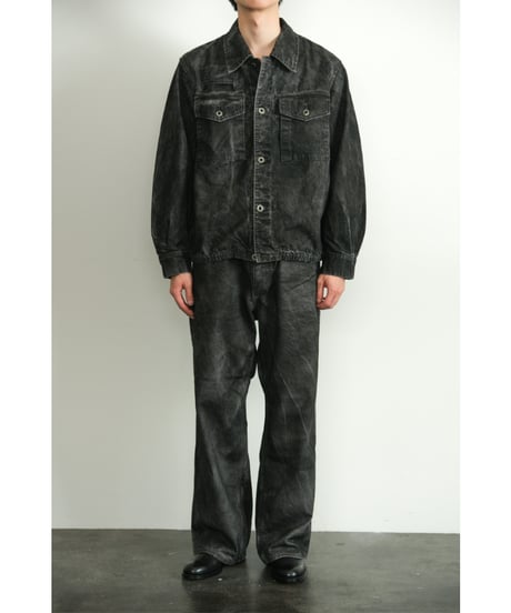 ENCOMING BRUSHED DENIM TROUSER